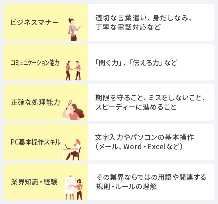 事務職に必要なスキルとは？未経験から目指す際に大切なこと｜東京海上  